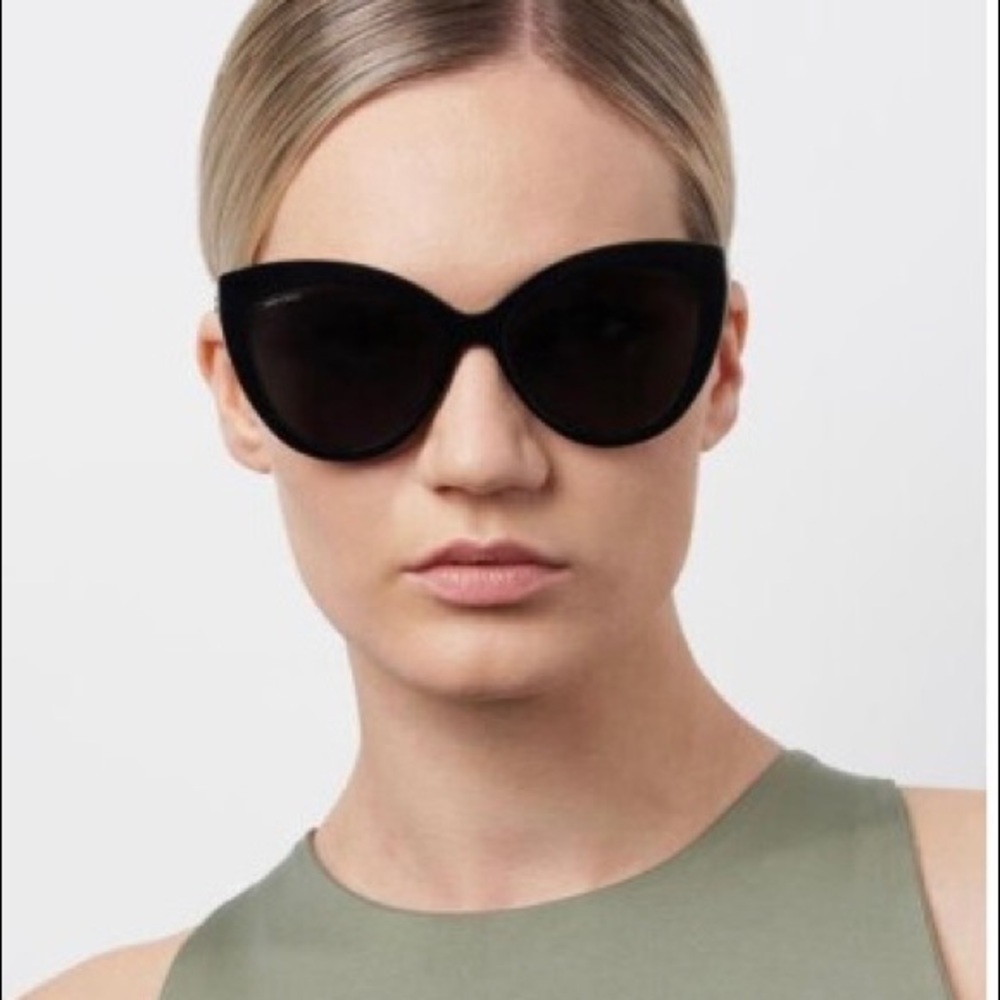 NEW JIMMY CHOO CAT EYE WOMEN SUNGLASSES JIMMY CHOO - Picture 4 of 11